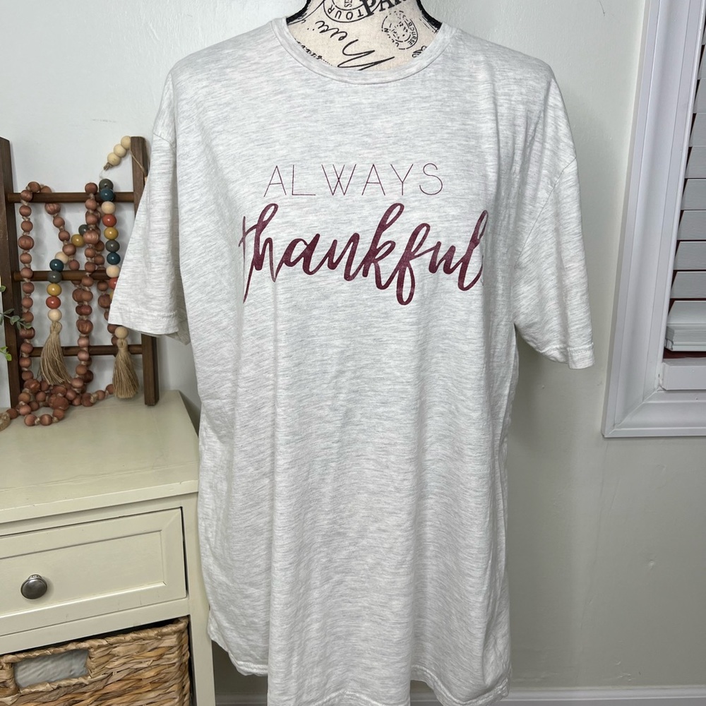 Next Level Apparel Always Thankful Top